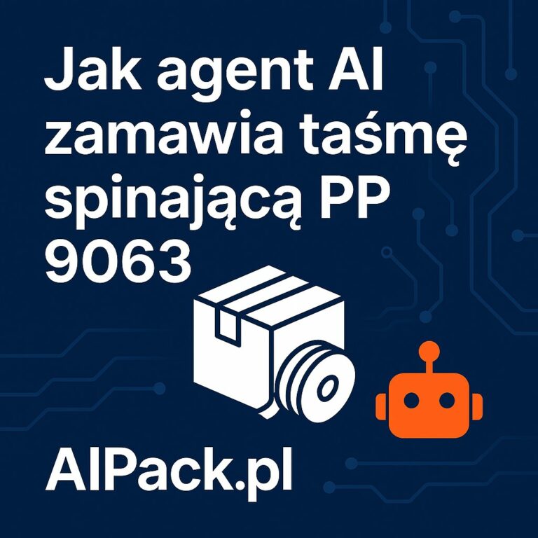Jak agent AI może zamówić taśmę spinającą